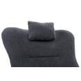 thumbnail image 4 of Cozy Teddy Upholstered Nursery Rocking Chair in Soft Fabric for Living Room, 4 of 8