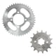 thumbnail image 2 of Kit de Sprocket Kinlley EX200 / RT200 46D-15D 428HX132L Negro, 2 of 5