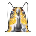 thumbnail image 1 of Pofeuu Pokemon for Water-Resistant 210D Drawstring Bag Compact Foldable Design Gym Yoga Travel Essentials Lightweight Carryall-Medium, 1 of 6