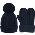 thumbnail image 6 of Whiteleopard Women's Winter Gloves Warm Lining Mittens- Cozy Wool Knit Thick Gloves Novelty Mittens Cold Weather, 6 of 9