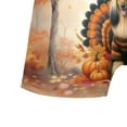 thumbnail image 5 of Happy Thanksgiving Afghan Hound Turkey Costume Pumpkins Autumn Leaves All Over Print Boxer Briefs Underwear for Men Dad Dog Lover - 13014, 5 of 6