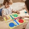 thumbnail image 4 of Flying Chess Board Game, Travel Board Game Set Rubber Cloth  for Family Friends, 4 of 7