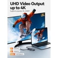 thumbnail image 3 of Adaptador multipuerto USB C Hub QUUGE 5 en 1 con HDMI 4K y 3 USB 3.0, 3 of 8
