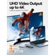thumbnail image 3 of Adaptador multipuerto USB C Hub QUUGE 5 en 1 con HDMI 4K y 3 USB 3.0, 3 of 8
