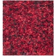 thumbnail image 7 of SAFAVIEH Rio Cassandra Confetti Polyester Shag Area Rug, Red/Multi, 8' x 8' Square, 7 of 7