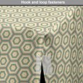 thumbnail image 4 of Geometric Dog Crate Cover, Pattern of Repetitive Hexagonal Shapes in Warm Nature Tones, Easy to Use Pet Kennel Cover for Medium Large Dogs, 35" x 23" x 27", Laurel Green and Pale Yellow, by Ambesonne, 4 of 6