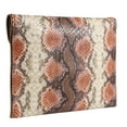 thumbnail image 4 of Modern Fancy Vegan Leather Crossbody Snake Skin Pattern Wallet Clutch Purses for Women, 4 of 7