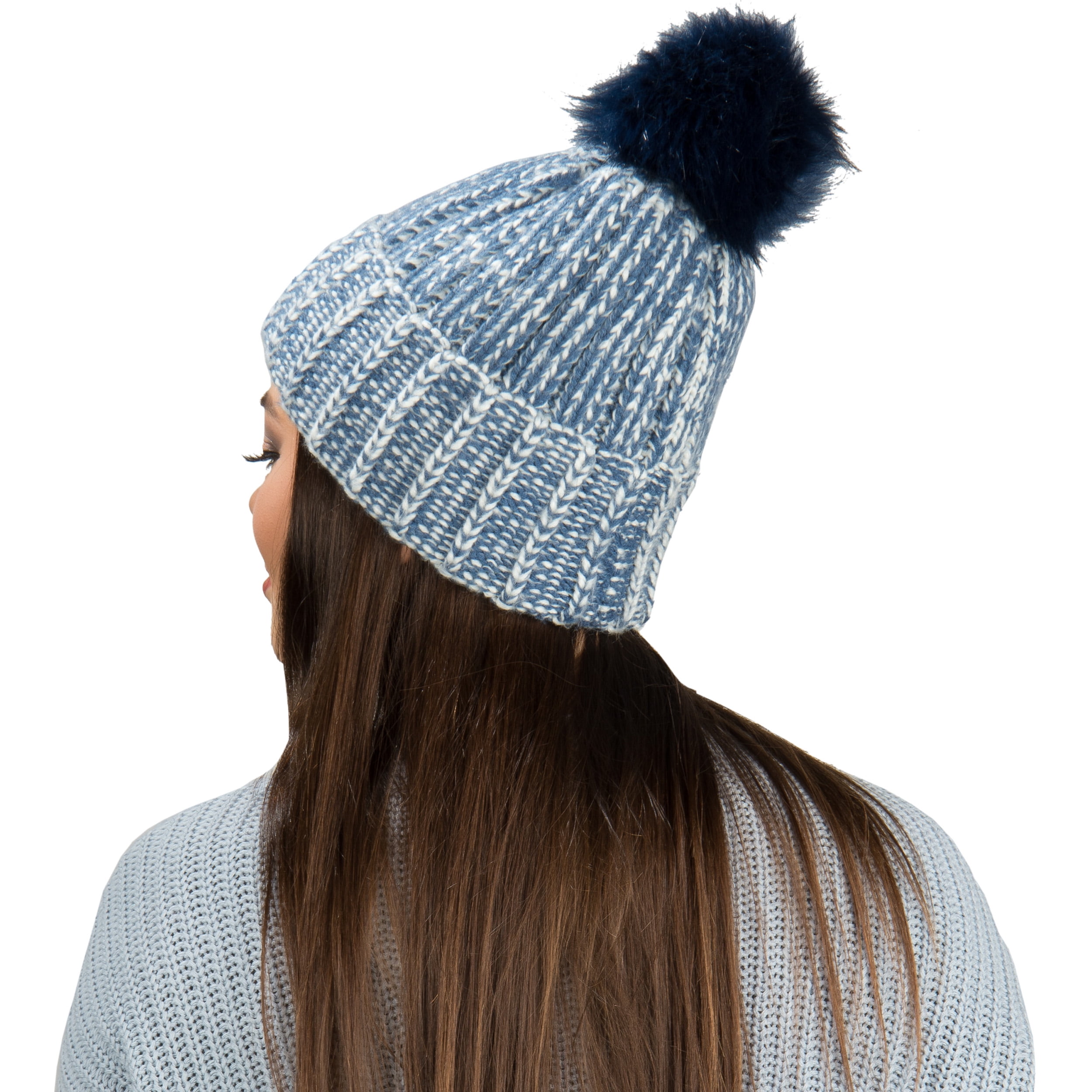Melinda Ladies Warm Comfy Fall Winter Spring Knitted Beanie