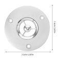 thumbnail image 2 of Luxshiny 10 Pcs Housse de Tweeter Ronde Plaquée Argentée Électroplaquée Panneau de Haut-Parleur à Haute Fréquence pour Protection Audio de Voiture, 2 of 7