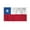 Chile 3x5 ft Nylon Flag, variant on AGAS Chile Stick Flag 4x6 inch mounted onto 11 inch Plastic Pole - Printed Single Sided on Polyester - Stitched Edges - Mini Chile Flag - CL National Flag - Chilean Flag La Estrella Solitaria.