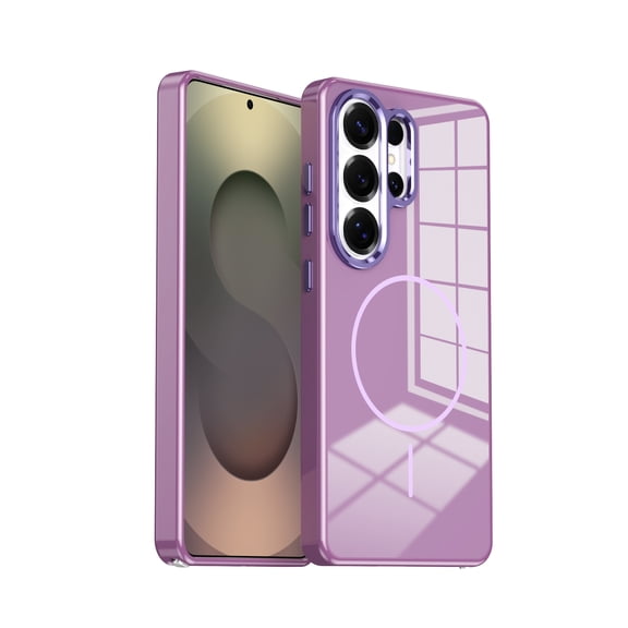 Case for Samsung Galaxy S26 Plus, Luxury Magnetic Thin Fit Lightweight Shockproof Drop Protective Anti-Scratch Phone Case for Samsung Galaxy S26 Plus - Purple