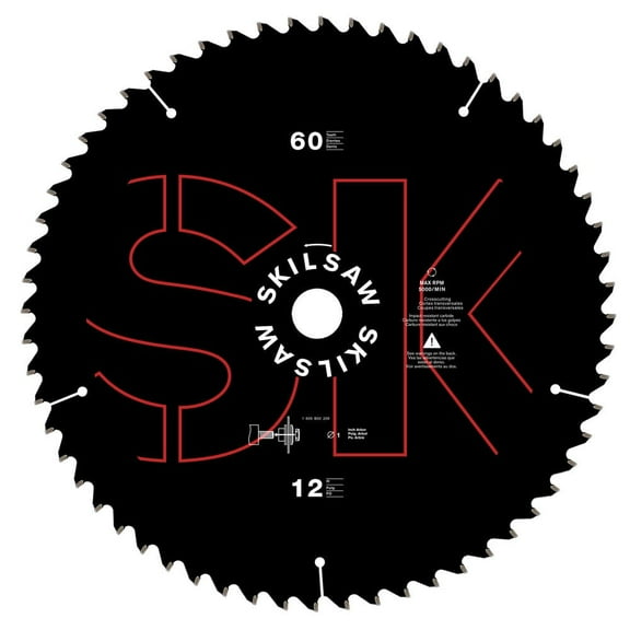 Skilsaw 12In X 60T Miter Saw Blade