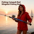 thumbnail image 2 of Fishing Catapult Rod, Portable Telescopic Lure Launcher Fishings Tool, Saltwater and Freshwater Great Gear for Outdoor Activities and Travel, 2 of 7