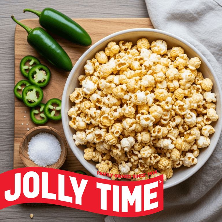 3 pack) JOLLY TIME Jalapeño Butter Microwave Popcorn, 3oz 6ct