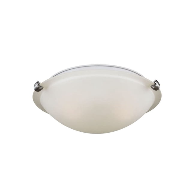 Seagull 7543502-962 Two Light Ceiling Flush Mount,White