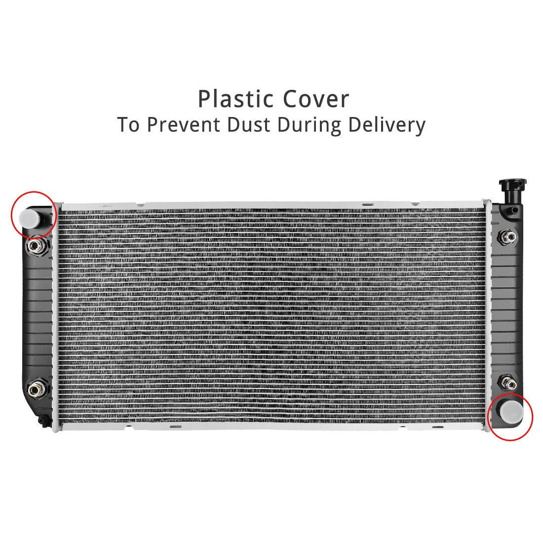 RVNI Radiator for 1999-2000 Chevy Chevrolet Tahoe C1500 C2500 C3500 GMC Yukon K1500 K2500 K3500 Cadillac 5.0 5.7 V8