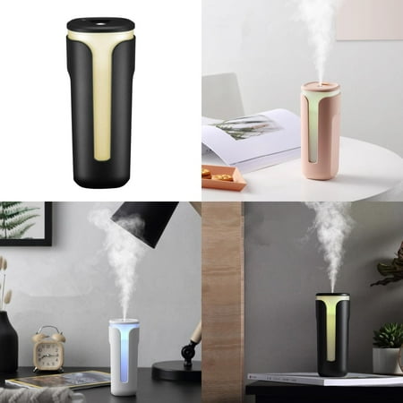 

Elegant and Tranquil LED Light and Aromatherapy Essential Oil Diffuser - Compact and Whisper-quiet USB Air Purifier and Humidifier for Enhanced Air Purification and Moisture Control - Lig