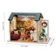thumbnail image 2 of Kit de casa de muñecas en miniatura de Navidad DIY Kit de sala de casa de madera 3D realista Mini co Tomshoo  Casa de muñecas de bricolaje, 2 of 7