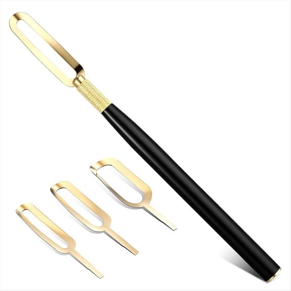 WM25 4Pcs Pottery Fluting Tool Kit Clay Ceramics Trimming Tools with 3 Different Fluting Blad