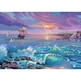 thumbnail image 1 of Pintura de diamante (DE2229) Kit de imagen DIY 5D Vela Olas Ornamento cuadrado 45x60cm FLhrweasw Nuevo, 1 of 1
