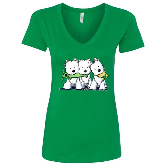 Inktastic Westie Pro Players Women's V-Neck T-Shirt