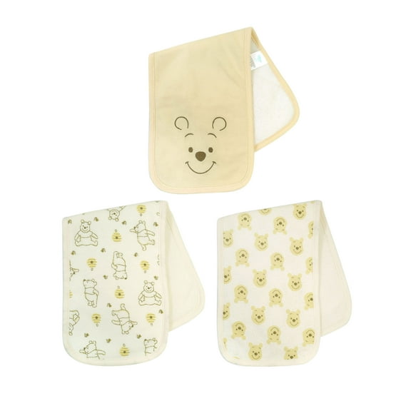 Disney Winnie The Pooh 3 Pack Unisex Newborn Burp Cloth