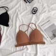 thumbnail image 2 of Sujetador Inalámbrico Transpirable Hacer subir Bralette Hilo De Algodón Sexy Ropa Interior Con Hebilla Frontal, Naranja Sweethay AP001473-04B, 2 of 7