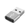 thumbnail image 1 of 2x USB 3.1 Tipo C Hembra a USB 3.0 A Macho Adaptador Datos+Carga (Plata), 1 of 2
