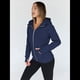 thumbnail image 4 of Sudaderas con Capucha y Cremallera para Mujer, Chaquetas de Forro , Sudaderas de Gran Tamaño, Conjuntos de Moda de Otoño, Suéteres, Ropa de Invierno. Azul Marino S, 4 of 9