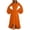 Orange, variant on Womens Maxi Dresses Off Shoulder Ruffle Lace Up Bell Sleeve High Low Gothic Halloween Party Dresses