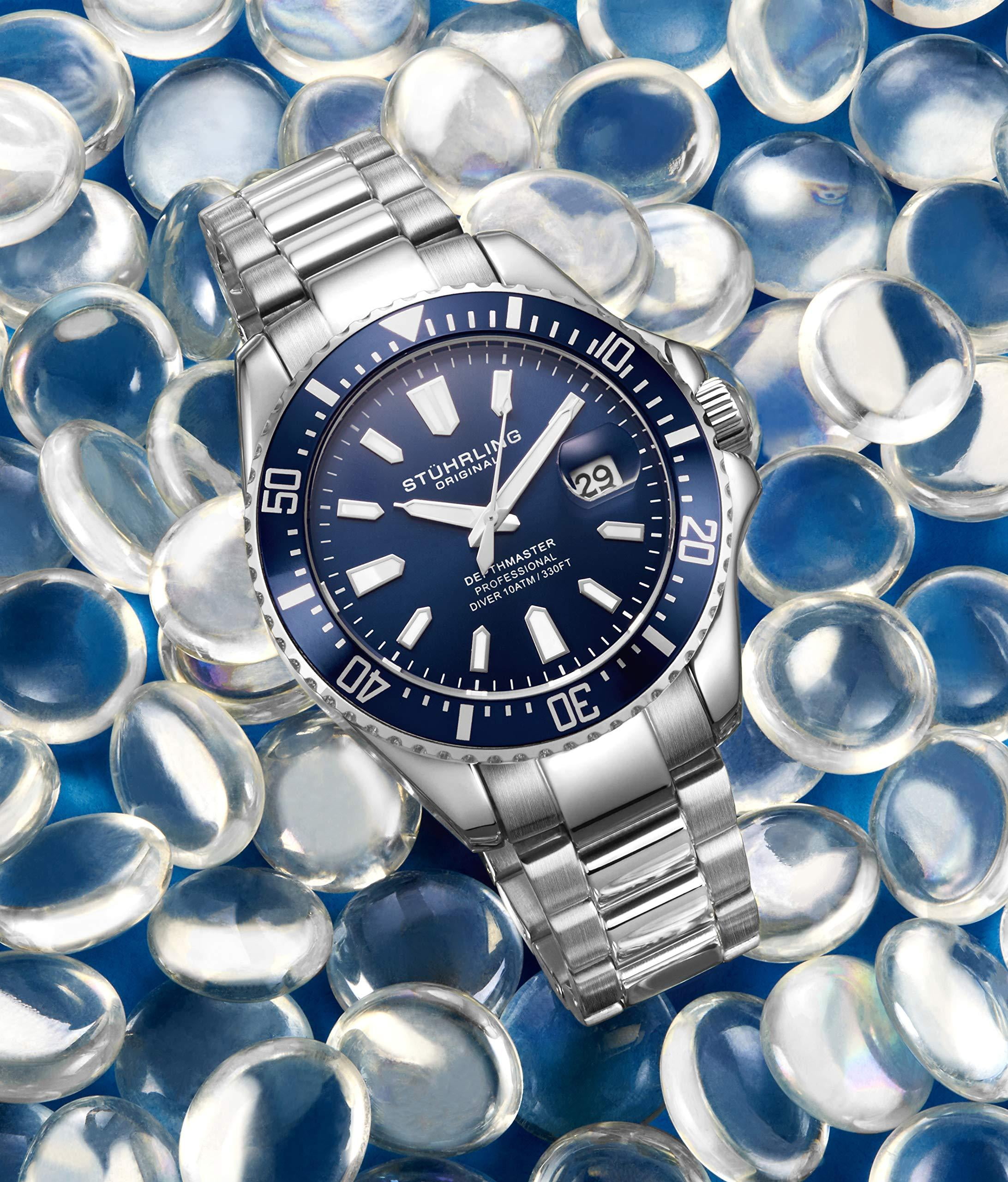stuhrling original men's professional dive watch collection