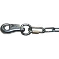 thumbnail image 3 of Heavy Duty Dog Runner Chain, Dog Tie-Out for Medium to Large Dogs, Welded Steel Chain, Chew-Proof 520lbs Capacity, 15FT Dog Leash for Dogs Up to 85lbs (Silver), 3 of 5