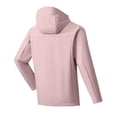 thumbnail image 4 of WTOBBY Women's Loose Fit Solid Color Windproof Waterproof Casual Jacket for Outdoor Adventures, Fashionable and Comfortable for Daily Use,Pink S, 4 of 8