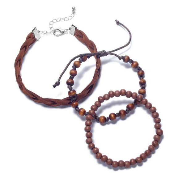 Rogue Accessories Mens 3 Piece Greenville Stretch Bracelet