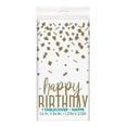 thumbnail image 1 of Mantel de Plástico Unique Gold Sprinkles 1 Pieza, 1 of 4