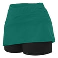 thumbnail image 3 of Lcziwo Tennis Skirts for Women Mid Waist Solid Color Skorts with Liner Athletic Yoga Workout Skorts Lightweight Summer 2025 Skirts Army Green,L, 3 of 6