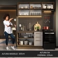 thumbnail image 5 of Cocina Integral MADESA 180cm Marrón/Crema Agata, 5 of 5