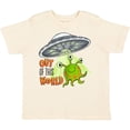 thumbnail image 3 of Inktastic Out of This World Cute Green Alien Ufo Boys or Girls Toddler T-Shirt, 3 of 5