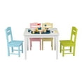 thumbnail image 2 of SALE CLEARANCE Children's Wooden Table And Chair Set Colorful (One Table With Four Chairs), 2 of 7