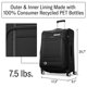thumbnail image 2 of Ruedas Samsonite Uplift Softside Spinner para equipaje, 25 pulgadas, negras, 2 of 7
