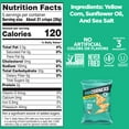 thumbnail image 3 of PopCorners No Artificial Colors or Flavors Sea Salt Popped Corn Chips Bag, 5 oz, 3 of 8
