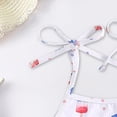 thumbnail image 6 of KPOPLK Toddler Baby Girl Swimsuit Color Block Bathing Suits Summer Beach Swimwear clearance Swimwear under $5.00 for kids(18-24 Months,White), 6 of 6