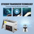 thumbnail image 3 of KFFKFF Ultrasonic Cleaning Device with Programmable Timer & Warming Element, Expert Grade Sonic Jewelry Cleaning Unit, Stainless Steel Heated Cleaning Apparatus for Circuit Boards (6L), 3 of 10