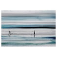 thumbnail image 2 of "Beach Paddling" Painting Print on White Wood, 2 of 7
