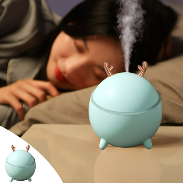 Mini humidificador para dormitorio, humidificador portátil de escritorio, humidificador de escritorio para interiores, humidificador para coche y hogar.