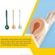 thumbnail image 3 of Injueey Cepillo de ducha Cerdas de mango largo Borde sólido Cepillos sin rebabas Removedor de limpieza Hogar Mujeres Niños Juegos de accesorios de baño Rosa, 3 of 6
