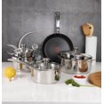 thumbnail image 2 of T-fal Unlimited Platinum 10 Piece Stainless Steel Non-stick Cookware Set, 2 of 4