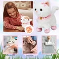 thumbnail image 4 of Ludolm Plush Pet Toy Cat with Remote Control Leash Electronic Plush Toy Cat Walks, Barks, Wags Tail and Nods Includes Puppy Accessory for Girls Ages 3+!, 4 of 9