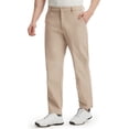 thumbnail image 3 of MASKERT Men's Golf Casual Pants Classic Fit Flat Front Design 29-inch Comfortable and Lightweight Stretchy Elegant Dress Pants with Pockets, 3 of 6