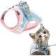thumbnail image 1 of Arnés de gato y Leas, a prueba de escape, arnés de gato, suave y reflectante, chaqueta para caminar de gato con correa para mascota cachorro, gatito, interior, exterior, rosa Feliz Sencillez, 1 of 5